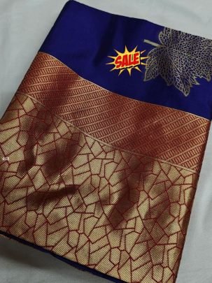 Borderless Woven Jacquard Saree