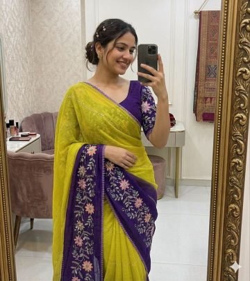 Crunchy Pedding Saree
