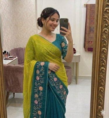 Crunchy Pedding Saree