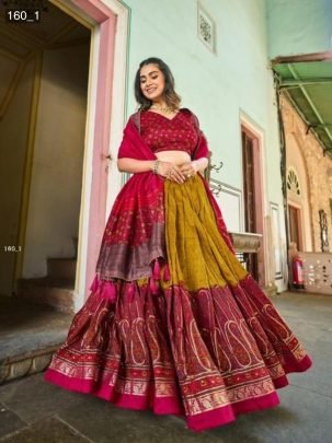 Designer Dola Silk Lehenga Choli