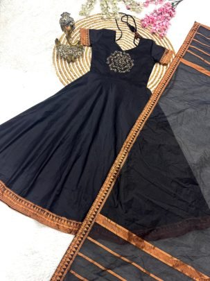 Designer Gown With Duppatta