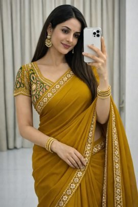 Designer Rangoli Silk  Saree