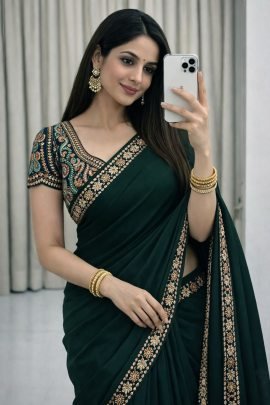 Designer Rangoli Silk  Saree