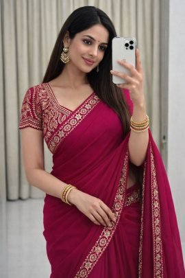 Designer Rangoli Silk  Saree
