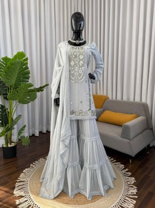 Designer Sharara Set