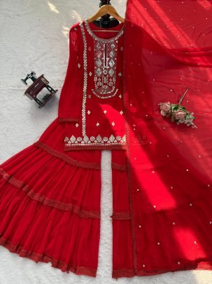 Designer Sharara Set