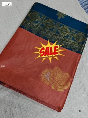 Elegant Borderless Silk Saree with Zari Border