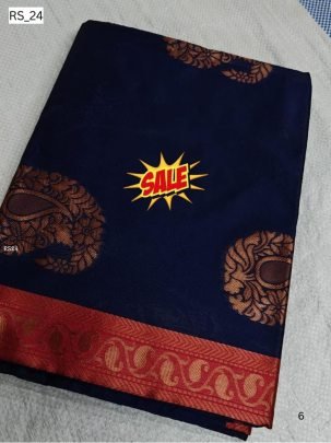 Elegant Borderless Silk Saree with Zari Border
