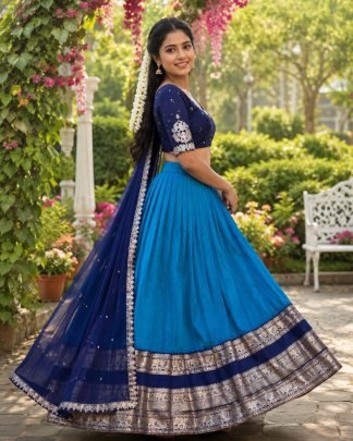 Embroidery lEHENGA