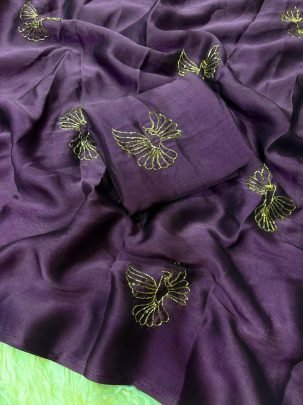 Ethereal Butterfly Saree