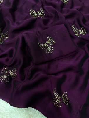 Ethereal Butterfly Saree