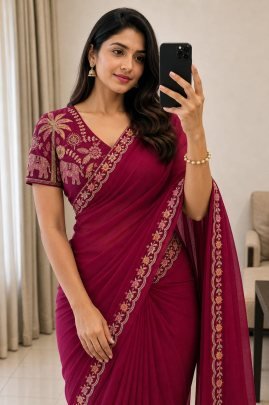 Georgette Saree