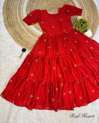 Heart Midi Gown Valentine   s Day Special