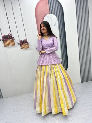 Jecard Silk Lehenga
