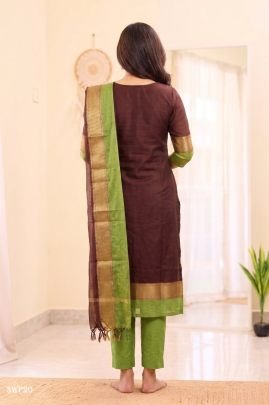 Kanchi Cotton Classic Straight Kurta Set