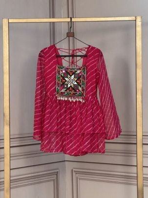 Kutchi Gamthi Patchwork Laheriya Top