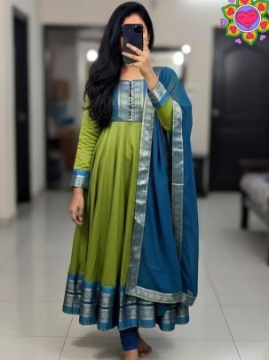 Launching traditional Gwon with dupatta