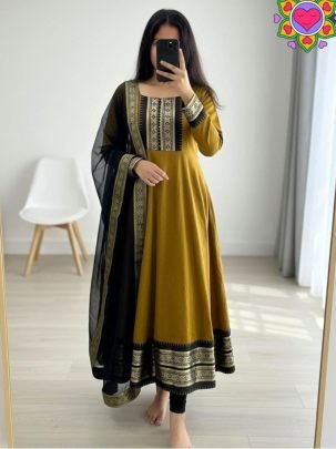 Launching traditional Gwon with dupatta