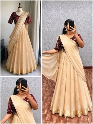 Lehenga with dupatta 