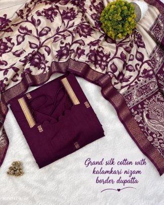 mangalagiri butta silk cotton kalamkari set