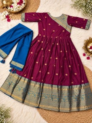 Meher Zari Border Anarkali Suit