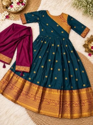 Meher Zari Border Anarkali Suit