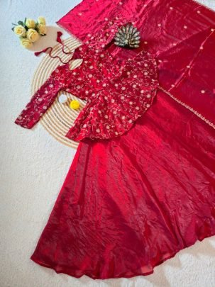 Peplum Style Designer Lehenga Choli
