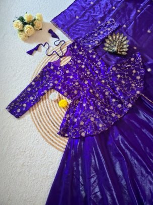 Peplum Style Designer Lehenga Choli