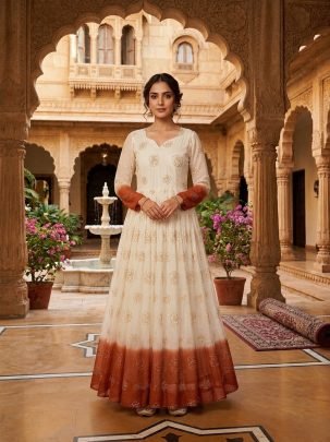 Premium Designer Readymade Gown 