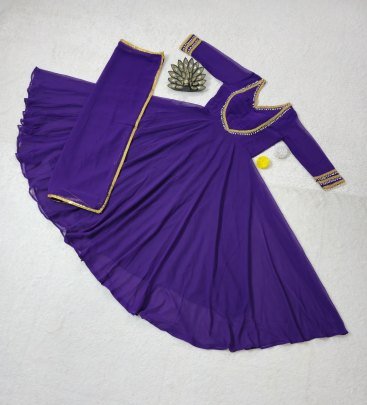 Premium Fux Georgette With Designer Hand Work