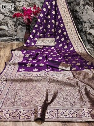 Premium Lichi Silk Saree with Zari Work Elegant Traditional Saree Online