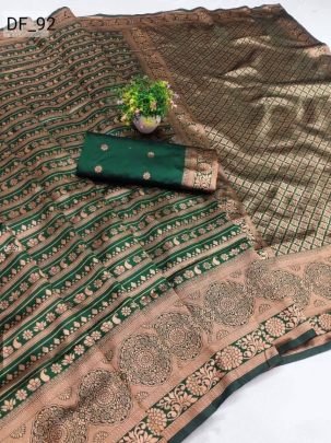 Premium Lichi Silk Saree with Zari Work Elegant Traditional Saree Online