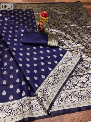 Premium Lichi Silk Saree with Zari Work Elegant Traditional Saree Online