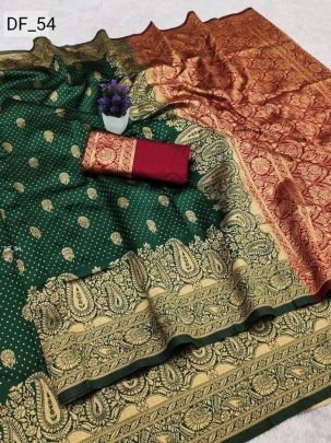 Premium Lichi Silk Saree with Zari Work Elegant Traditional Saree Online