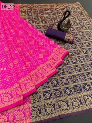 Premium Lichi Silk Saree with Zari Work Elegant Traditional Saree Online