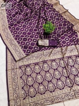 Premium Lichi Silk Saree with Zari Work Elegant Traditional Saree Online