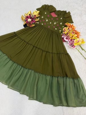 Pure Mull Cotton Gown