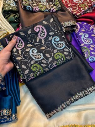 Rangoli Saree Sequence Emrodairy Saree