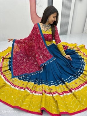 Rayon Cotton Navratri Lehenga Choli