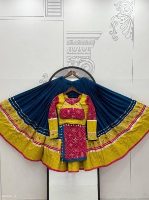 Rayon Cotton Navratri Lehenga Choli