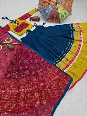Rayon Cotton Navratri Lehenga Choli