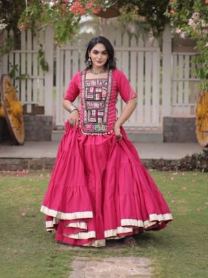 Royal Kutchi Frill Lehenga Choli