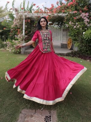 Royal Kutchi Frill Lehenga Choli