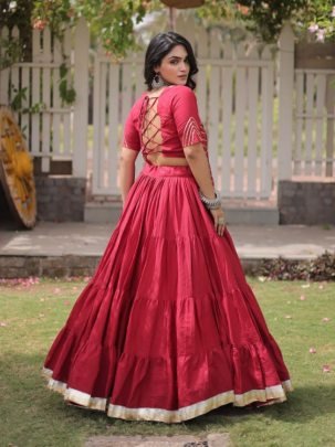 Royal Kutchi Frill Lehenga Choli
