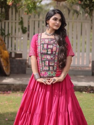 Royal Kutchi Frill Lehenga Choli