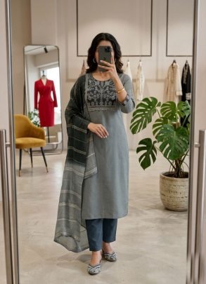 straight cut kurta set