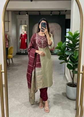 straight cut kurta set