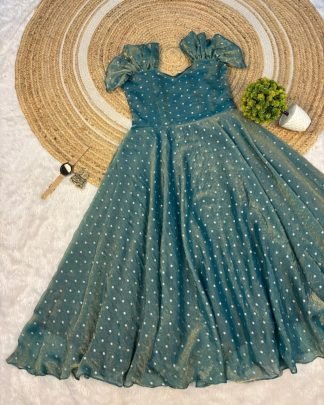 Tissue Butti Princess Midi Gown