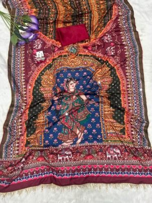 Tradition Treasure Mirror Saree