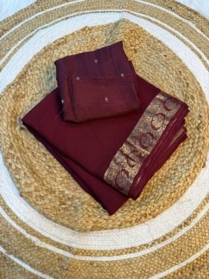 Vamika Jacquard Border Viscose Saree